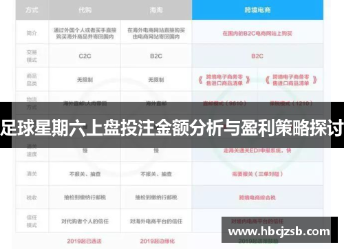 足球星期六上盘投注金额分析与盈利策略探讨